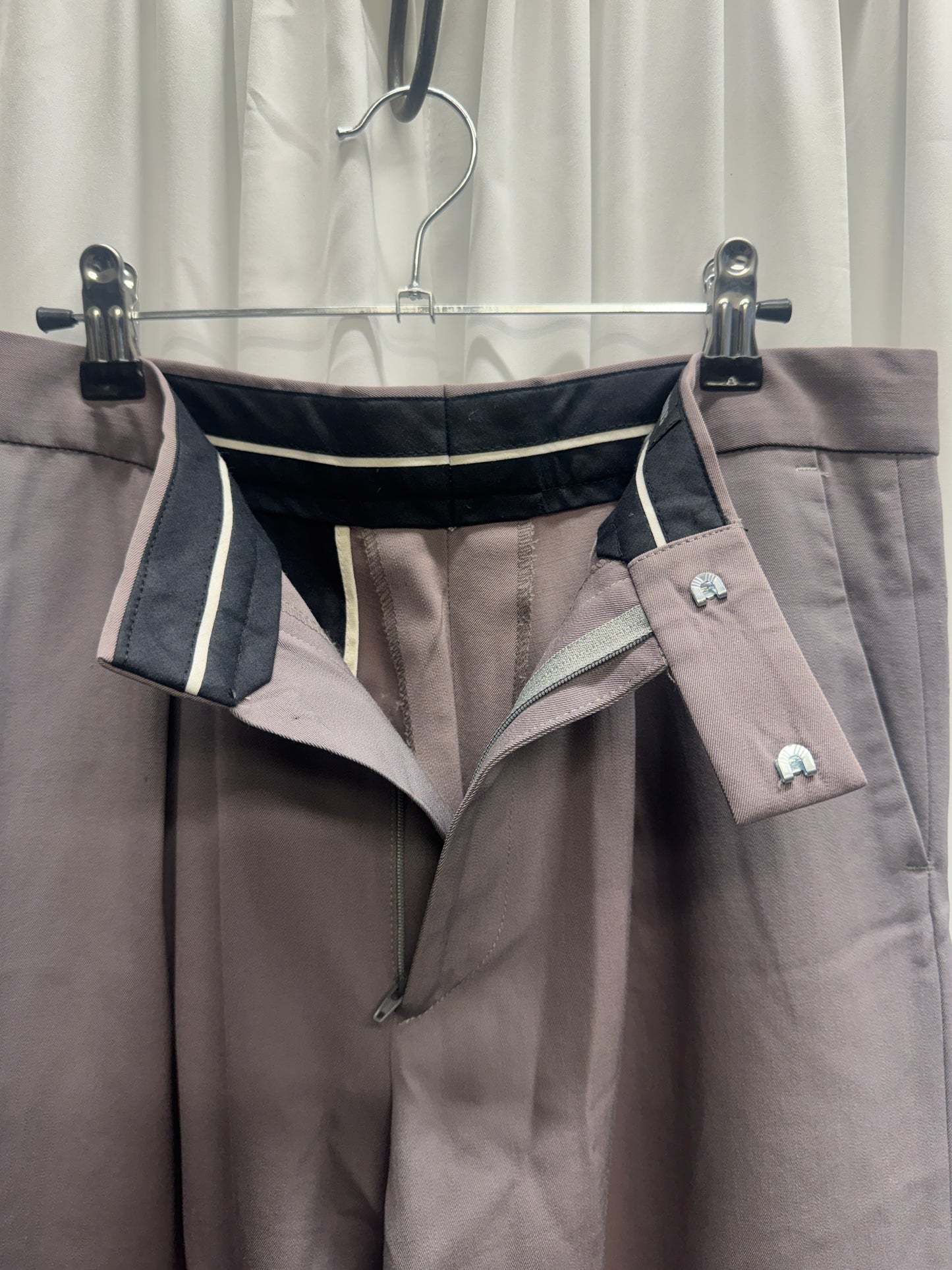 Raf Simons c.2000 Wide Pleated Wool Trouser