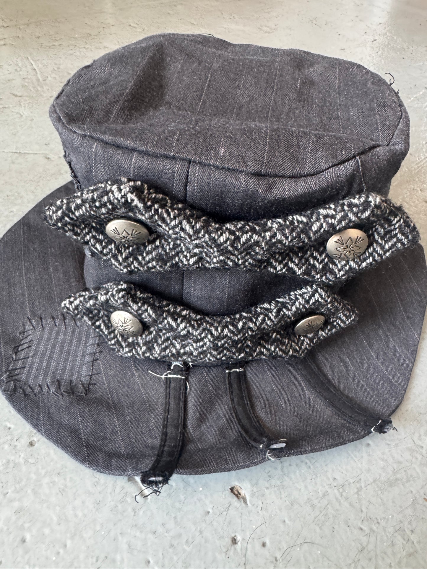 maxwell bresler sample patchwork admiral hat