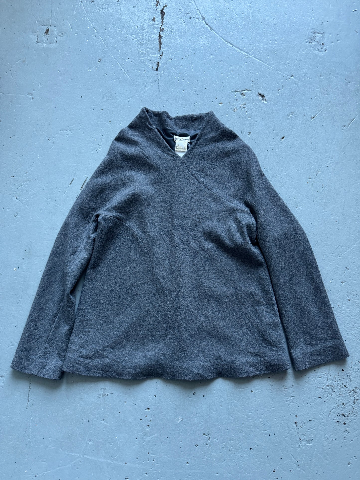 kosuke tsumura twist cut knit sweater