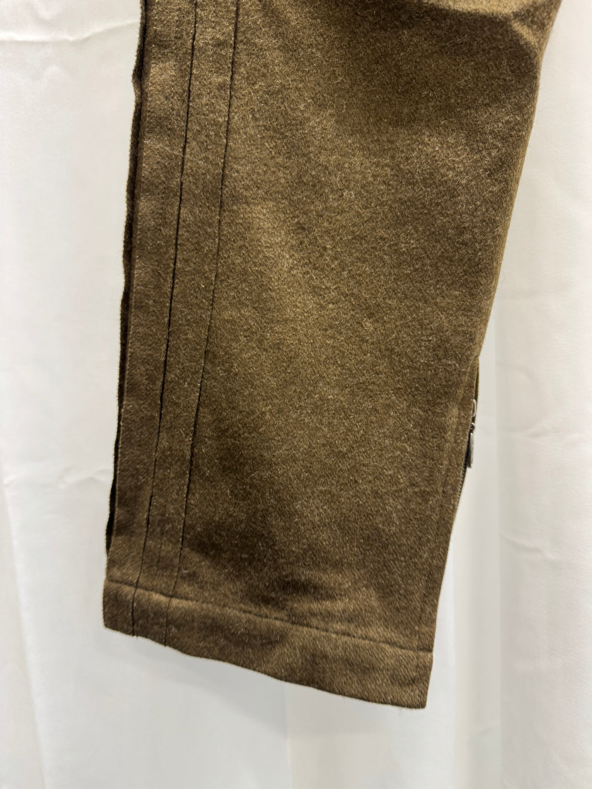 Dexter Wong c.2000 Velcro Astro Knee Felt Wool Trouser