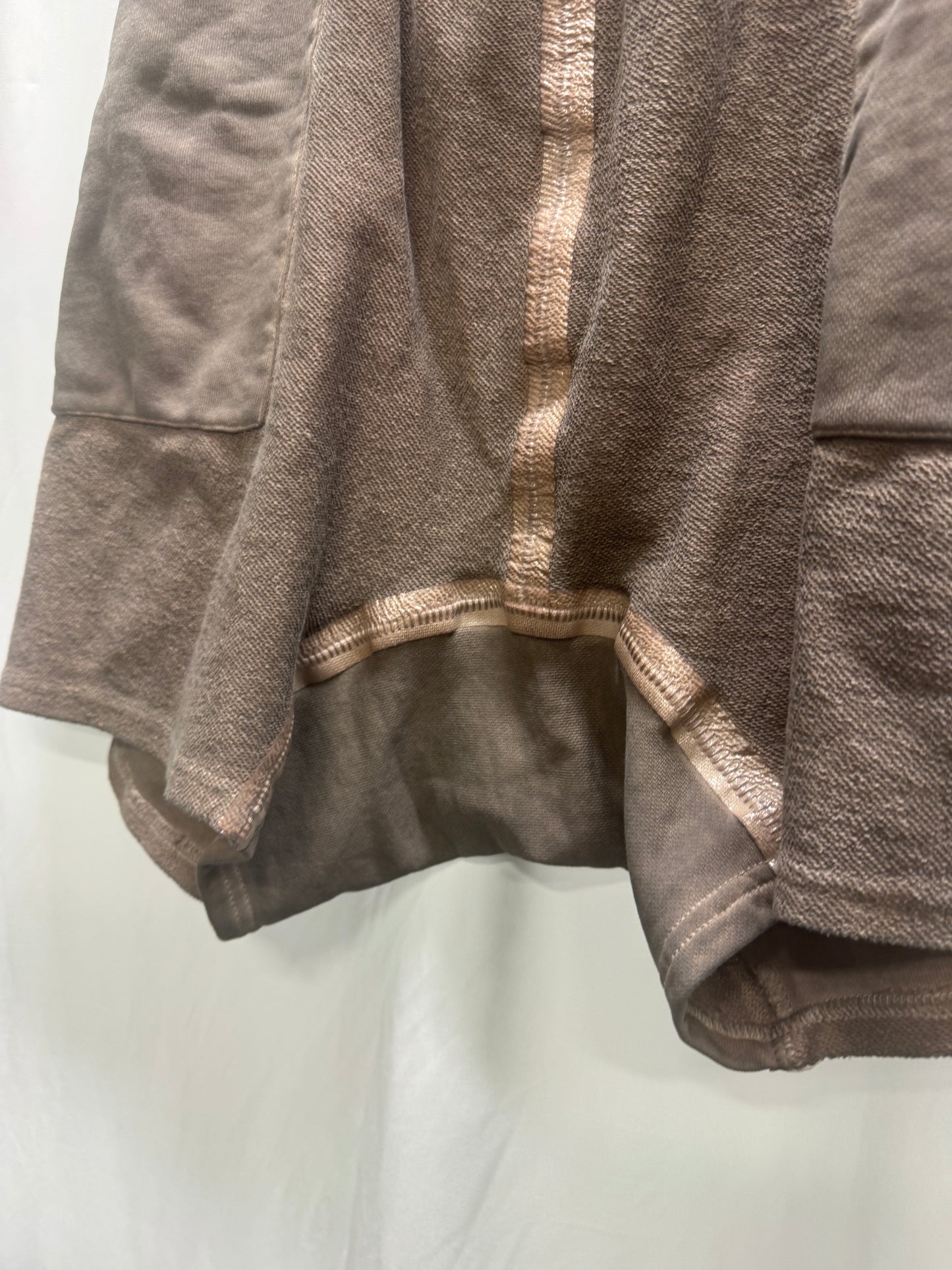 isaac sellam tape seamed overlock drop crotch shorts