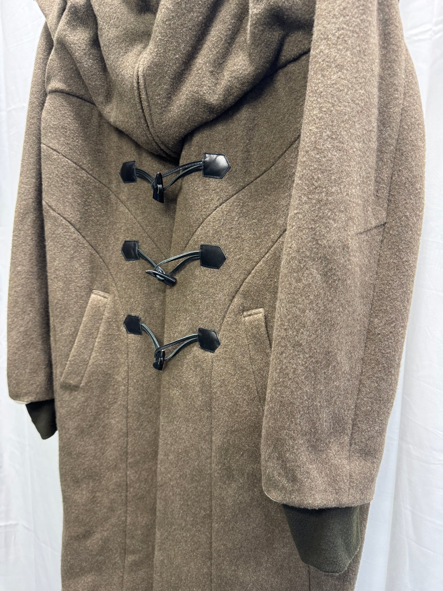 20471120 Extreme Double Layer Neck Knit Coat