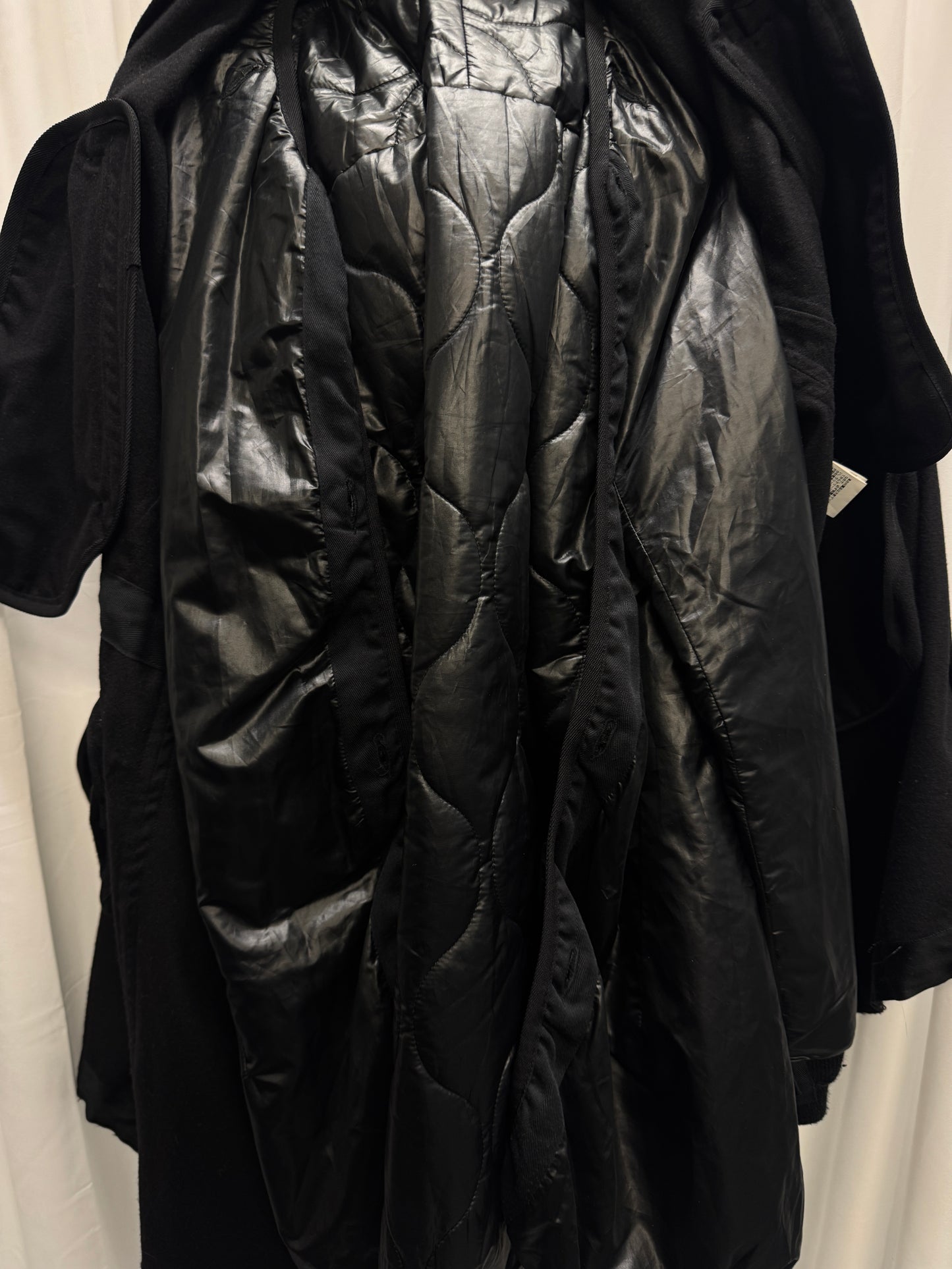 John Undercover × Pendleton AW15 - Raccoon Fur Hooded Leather Trim Wool Parka