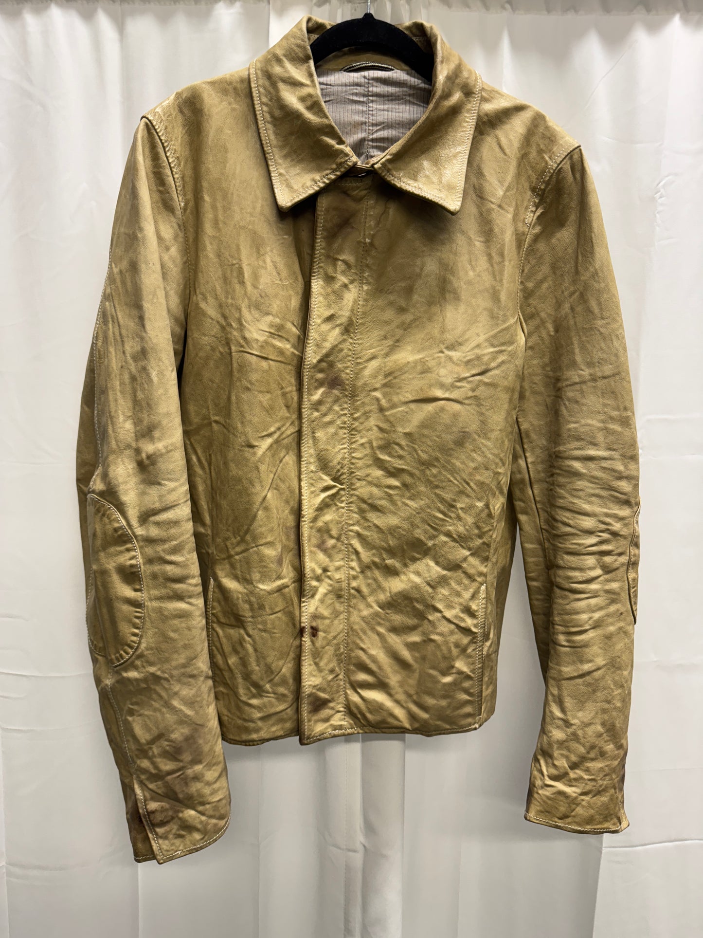 Carol Christian Poell S05 Dispossessed Patch Elbow Leather jacket