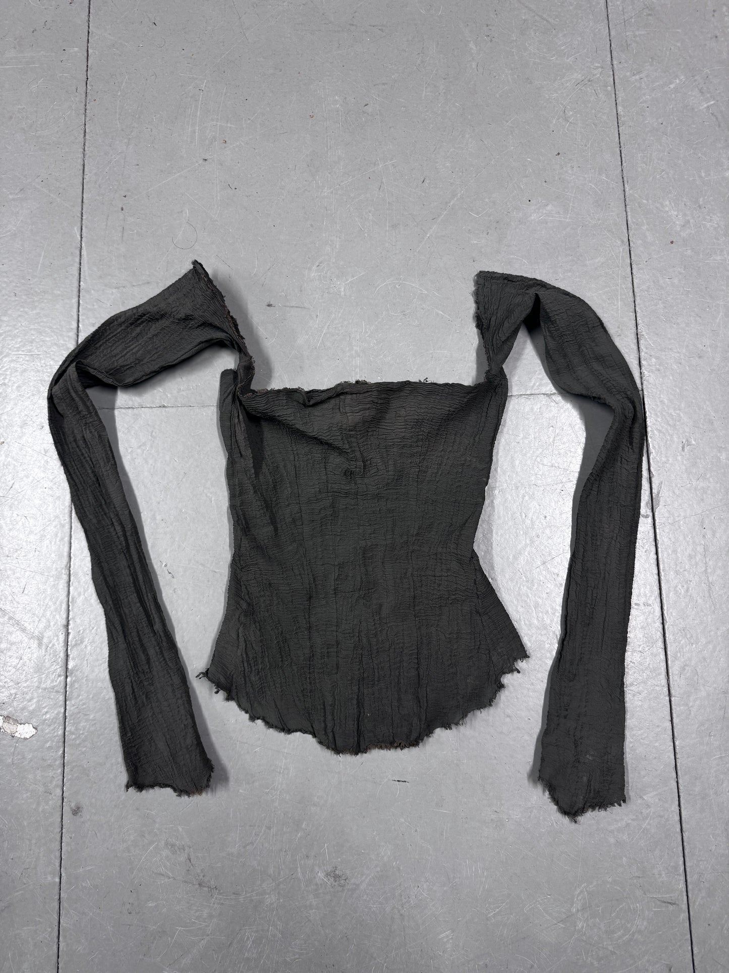 Marc le Bihan Burnt Textile Top