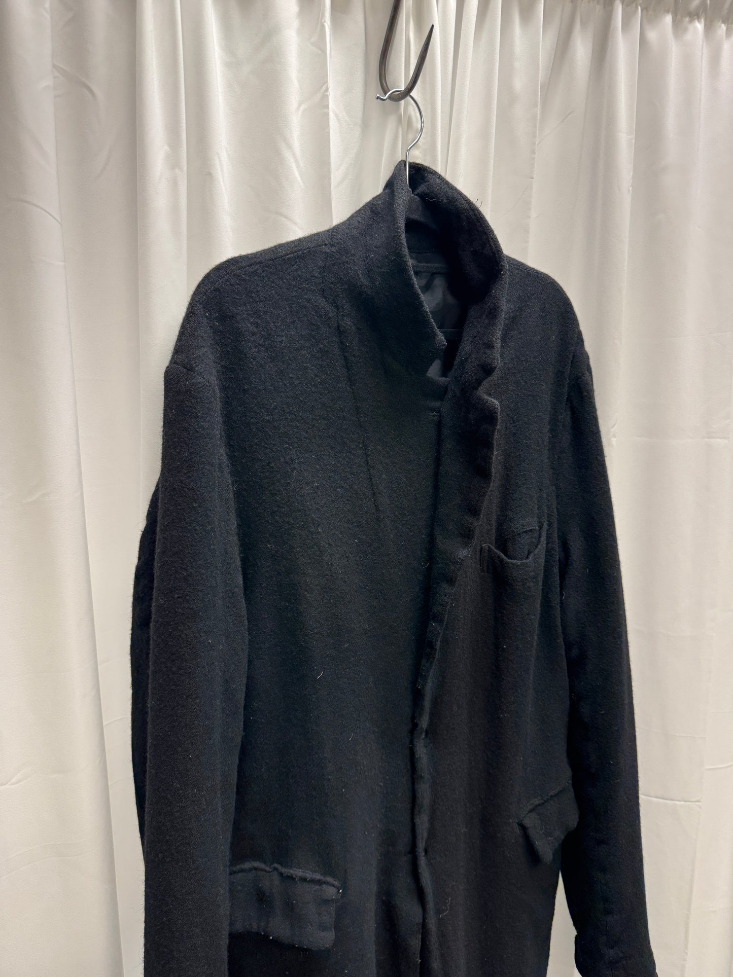 Comme Des Garcons Homme Plus AW21 Darkroom Shrunken Wool Reversible Coat
