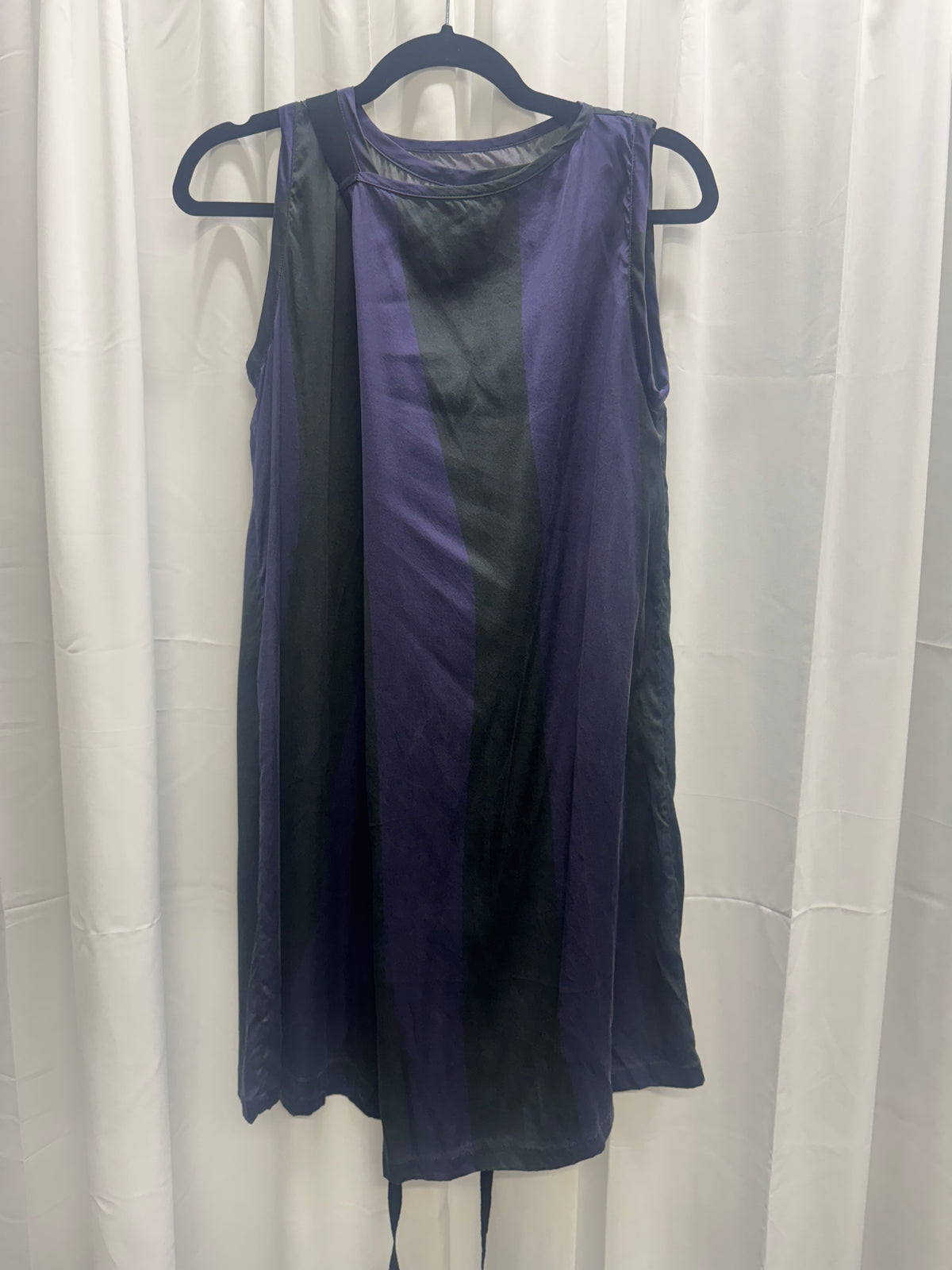 ann demeulemeester triple layered adjustable drape silk dress