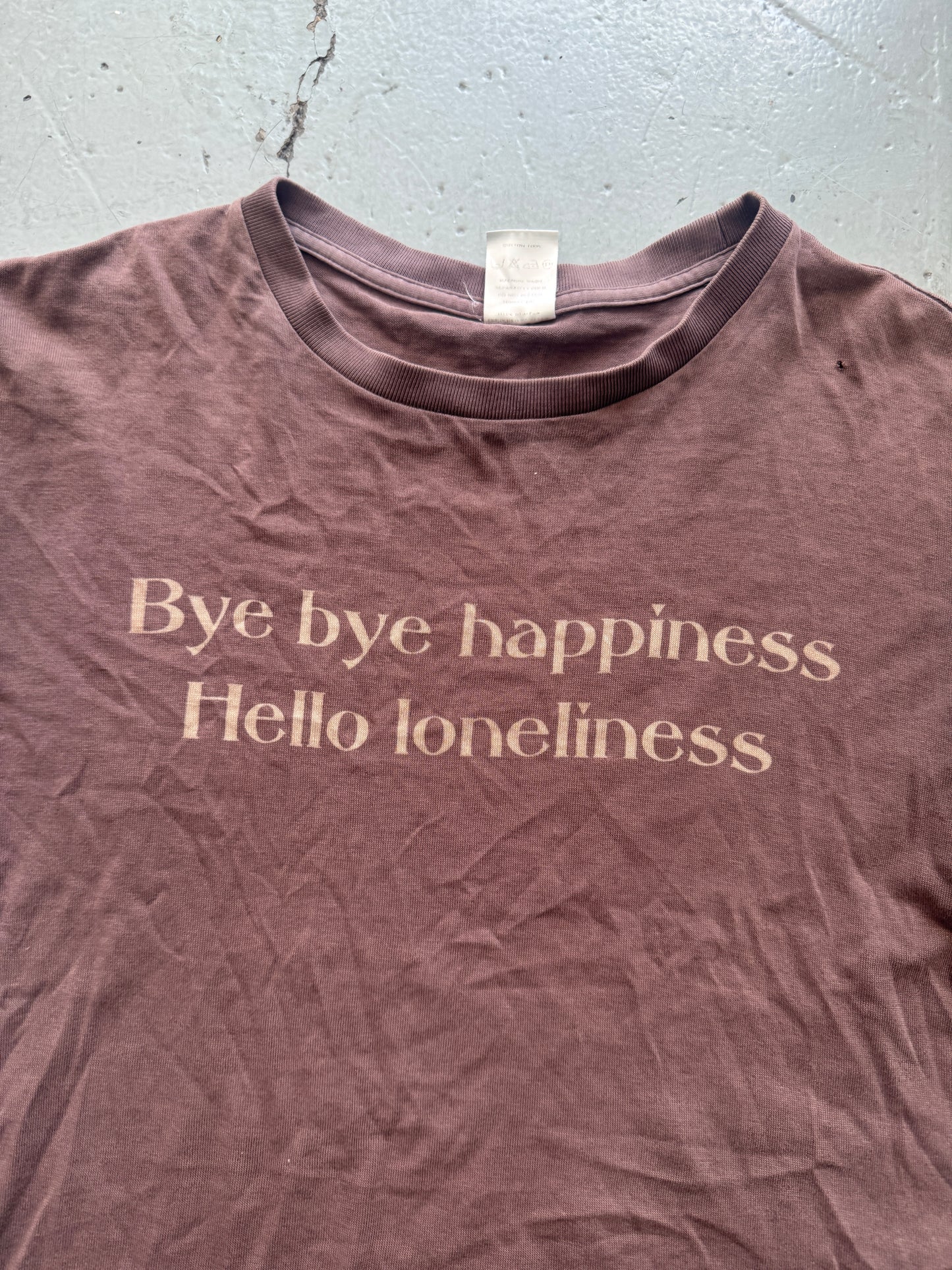 number (n)ine bye bye 00s tee