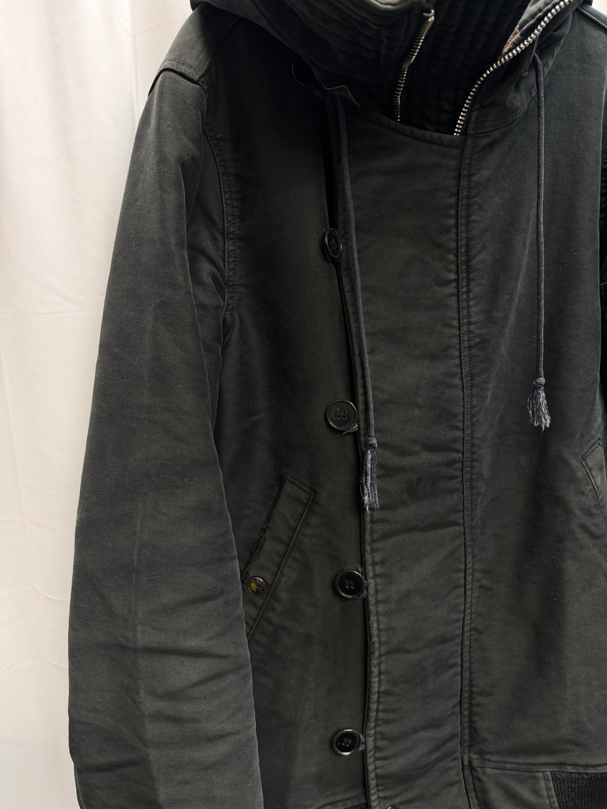 Rick Owens AW07 Exploder Distressed Parka (M)