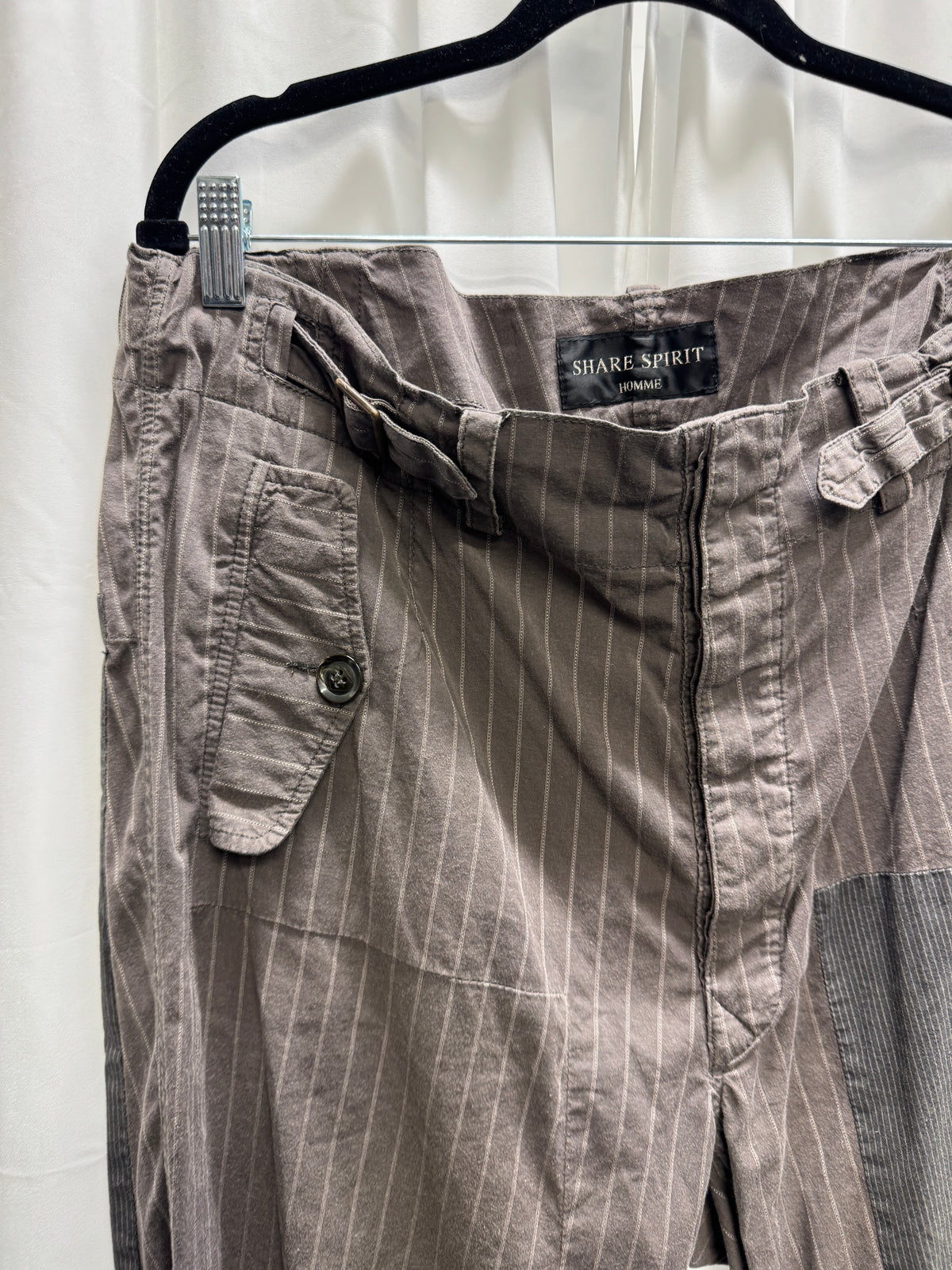 Share Spirit Homme Patchwork Trousers