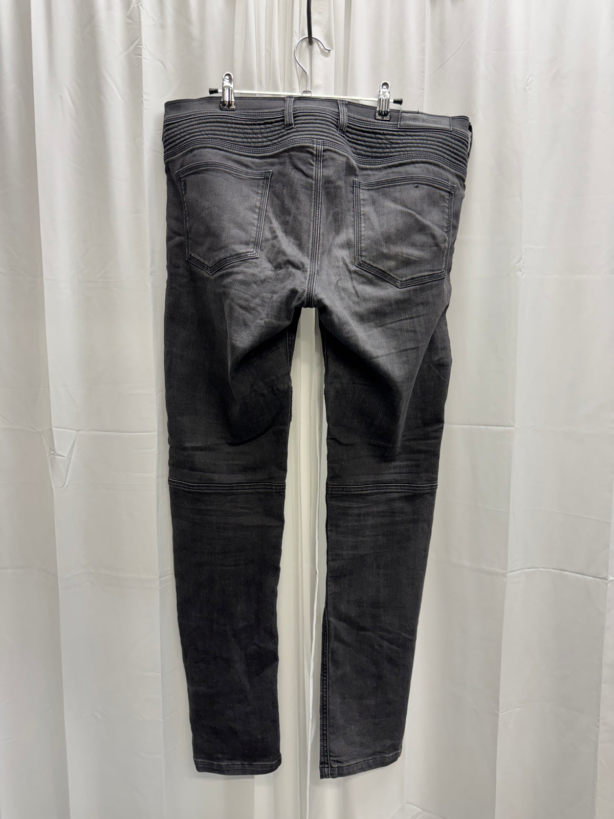 Neil Barrett 2010s Moto Rib Skinny Denim