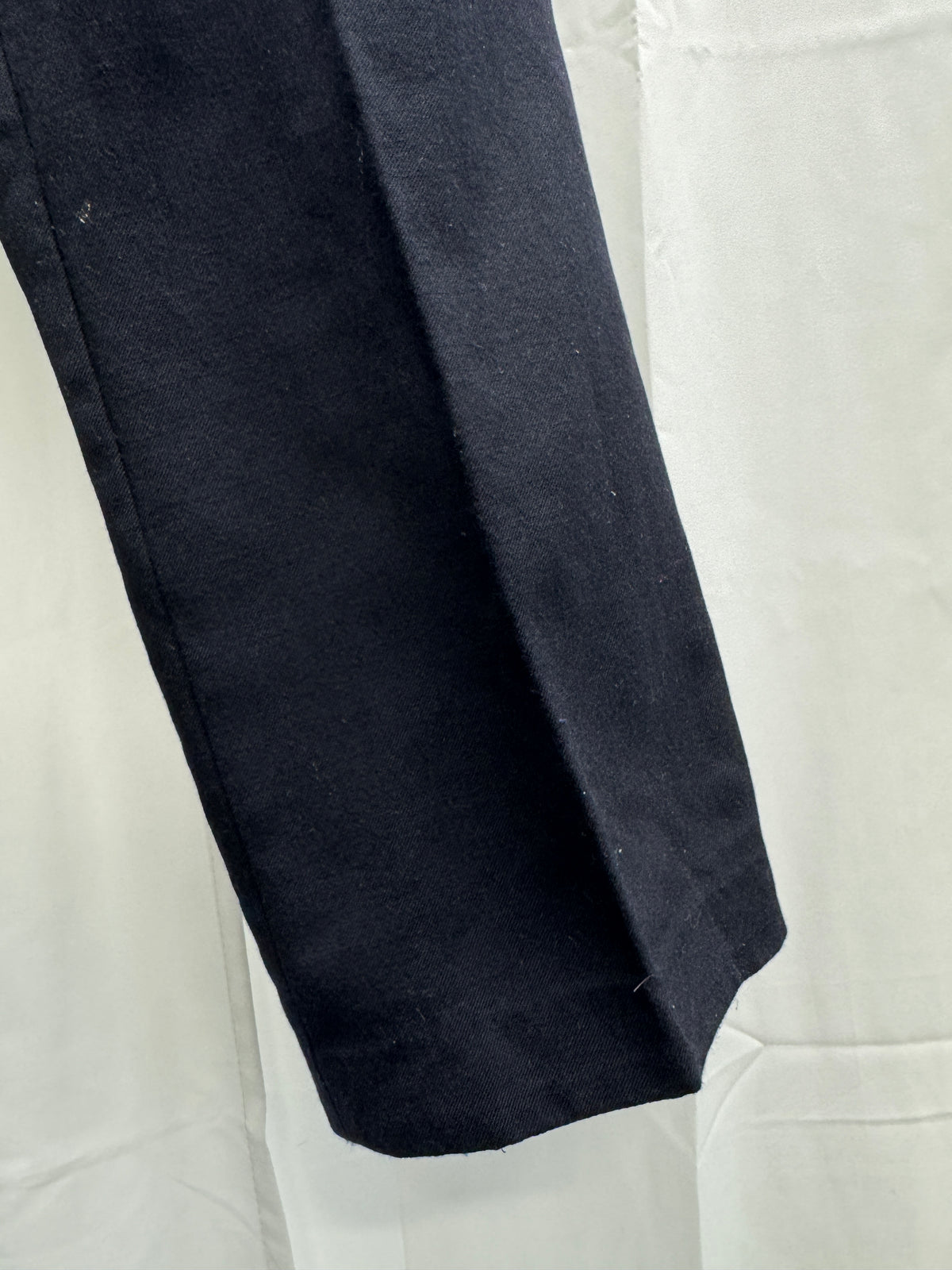 Vintage German Military Navy Buttoned Wool Trousers