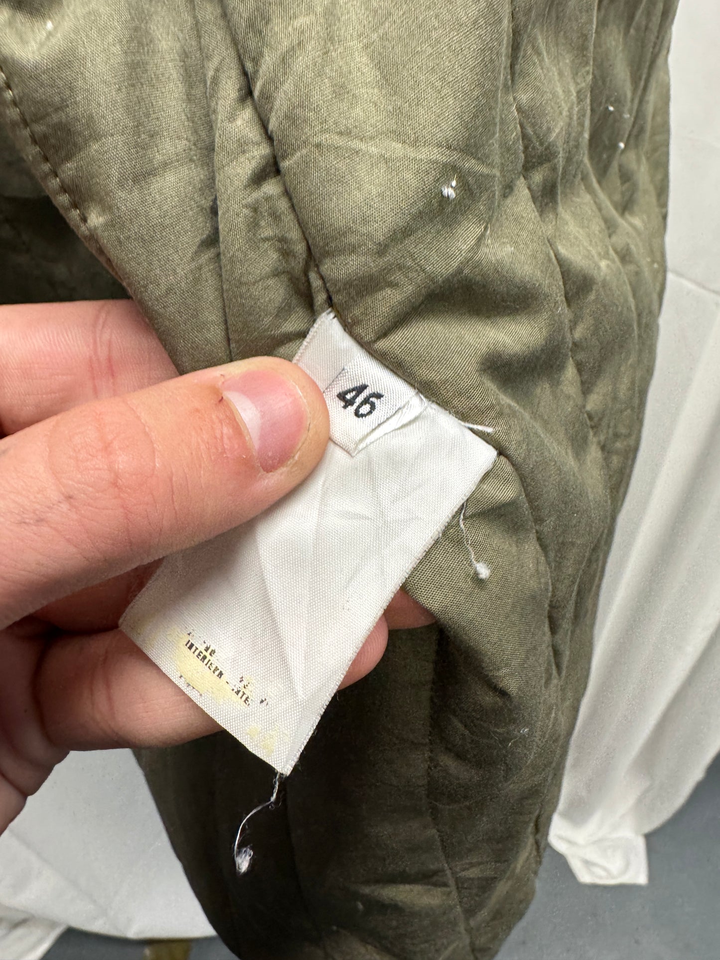 Helmut Lang AW99 Vintage Military Cotton Pillow Parka