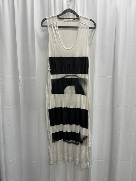 JULIUS_7 SS15 Graphic Longline Vest / Dress