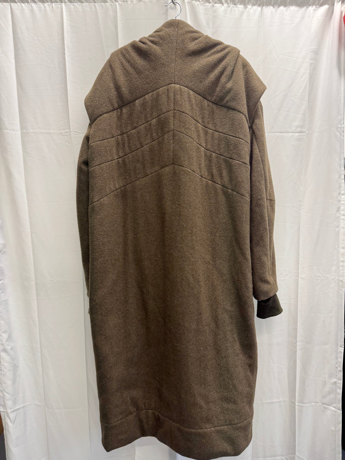 20471120 Extreme Double Layer Neck Knit Coat