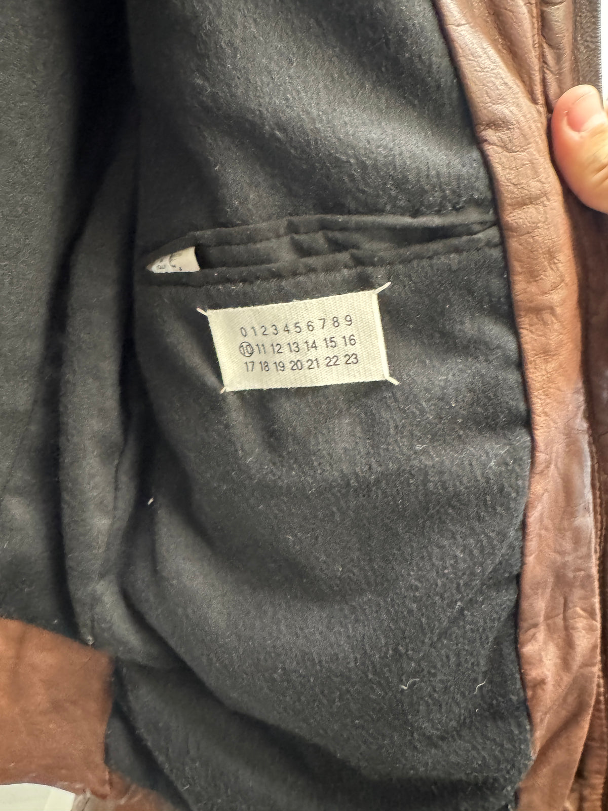 Maison Martin Margiela 04AW 5-Zip Leather Jacket