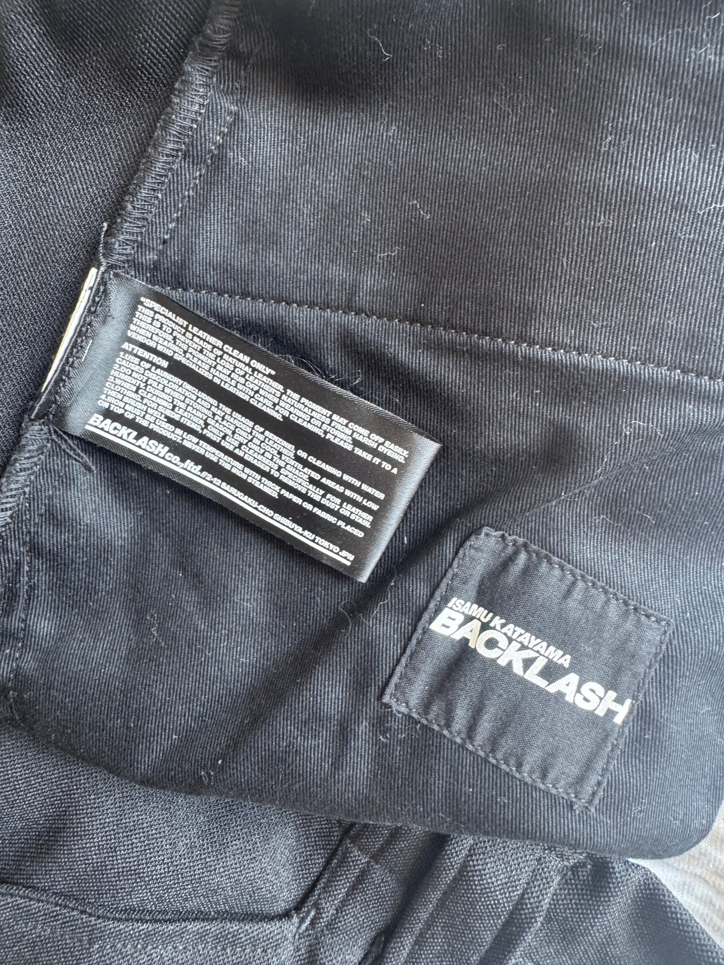 isamu katayama sewn pleat flare trouser
