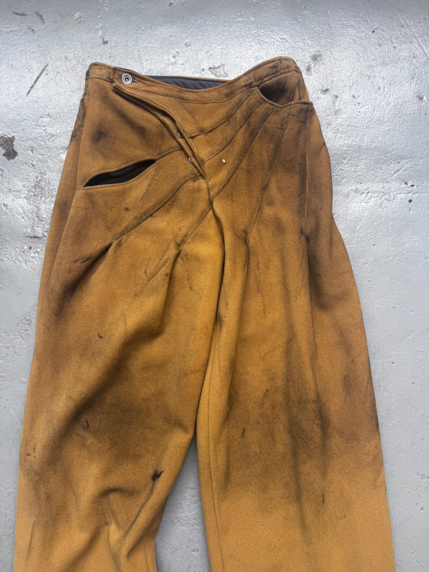 kai ghattaura felt wool trouser