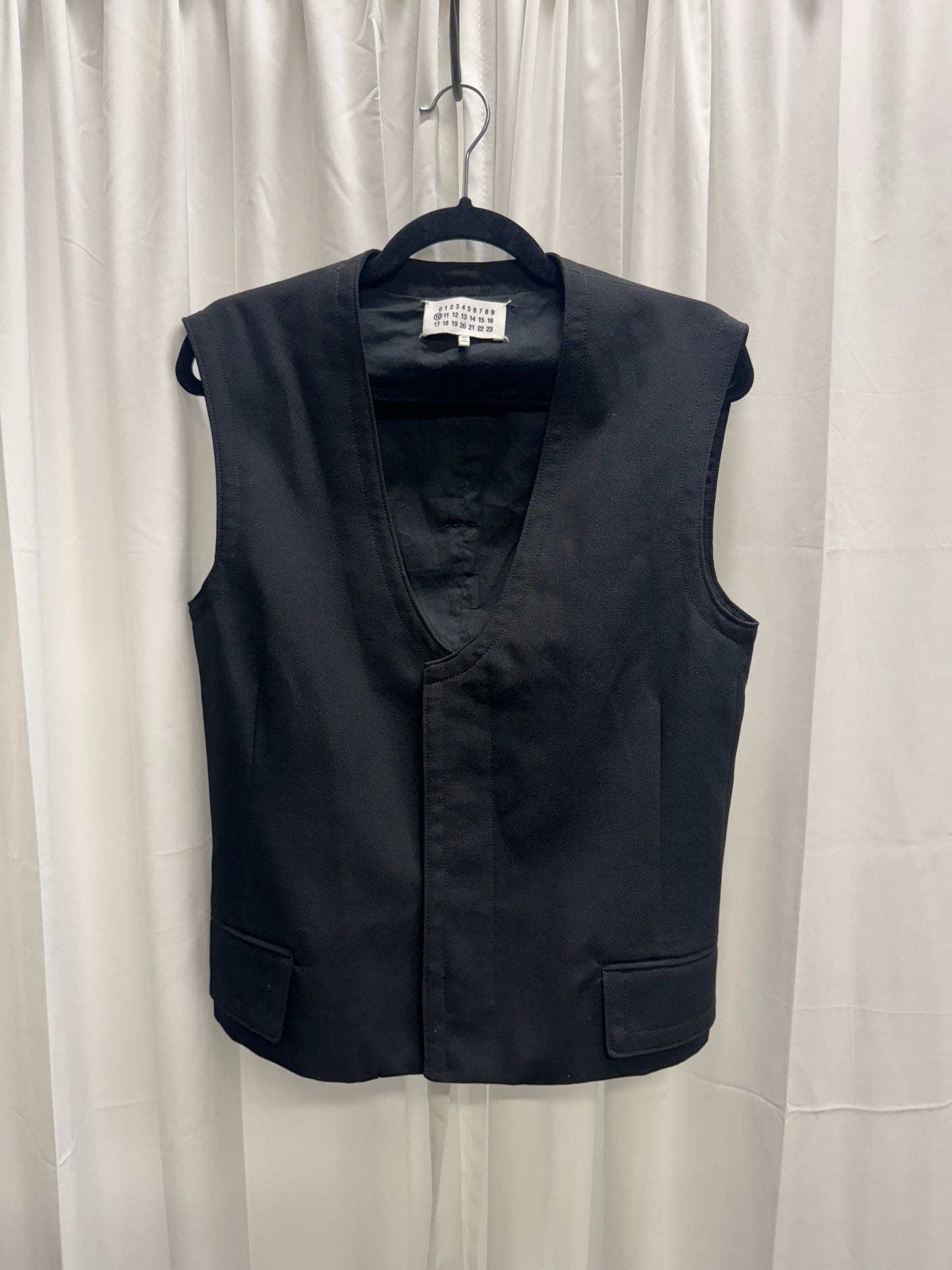 Maison Margiela SS16 Line 10 Extended-Shoulder Tailored Vest