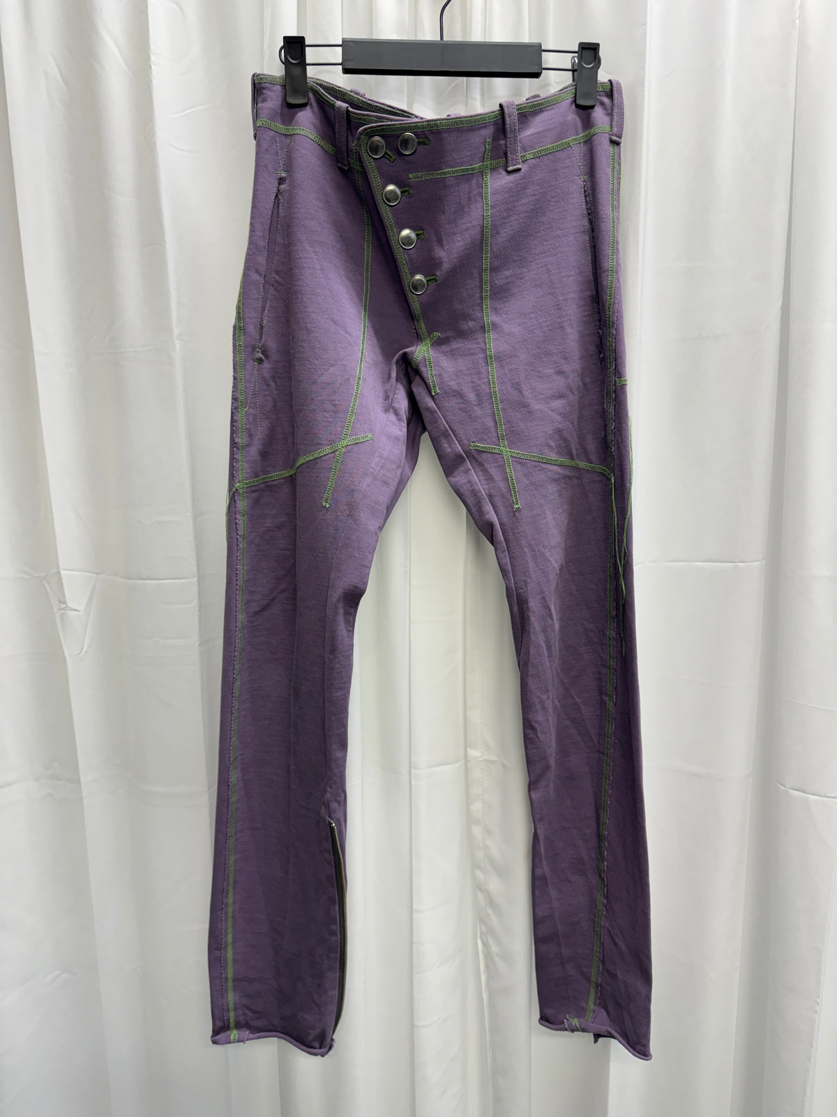 sulvam AW19 Stitching Knit Bondage Trousers