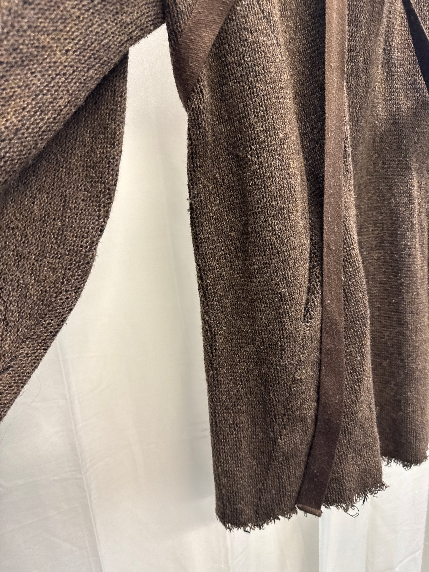gene par yukio mishiba knit strap hooded jacket