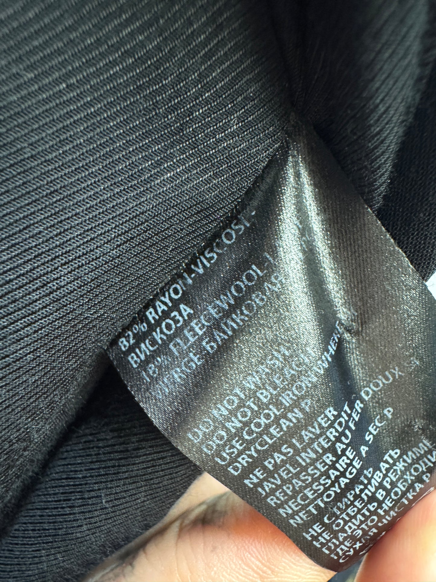 ann demeulemeester open front deep lapel coat