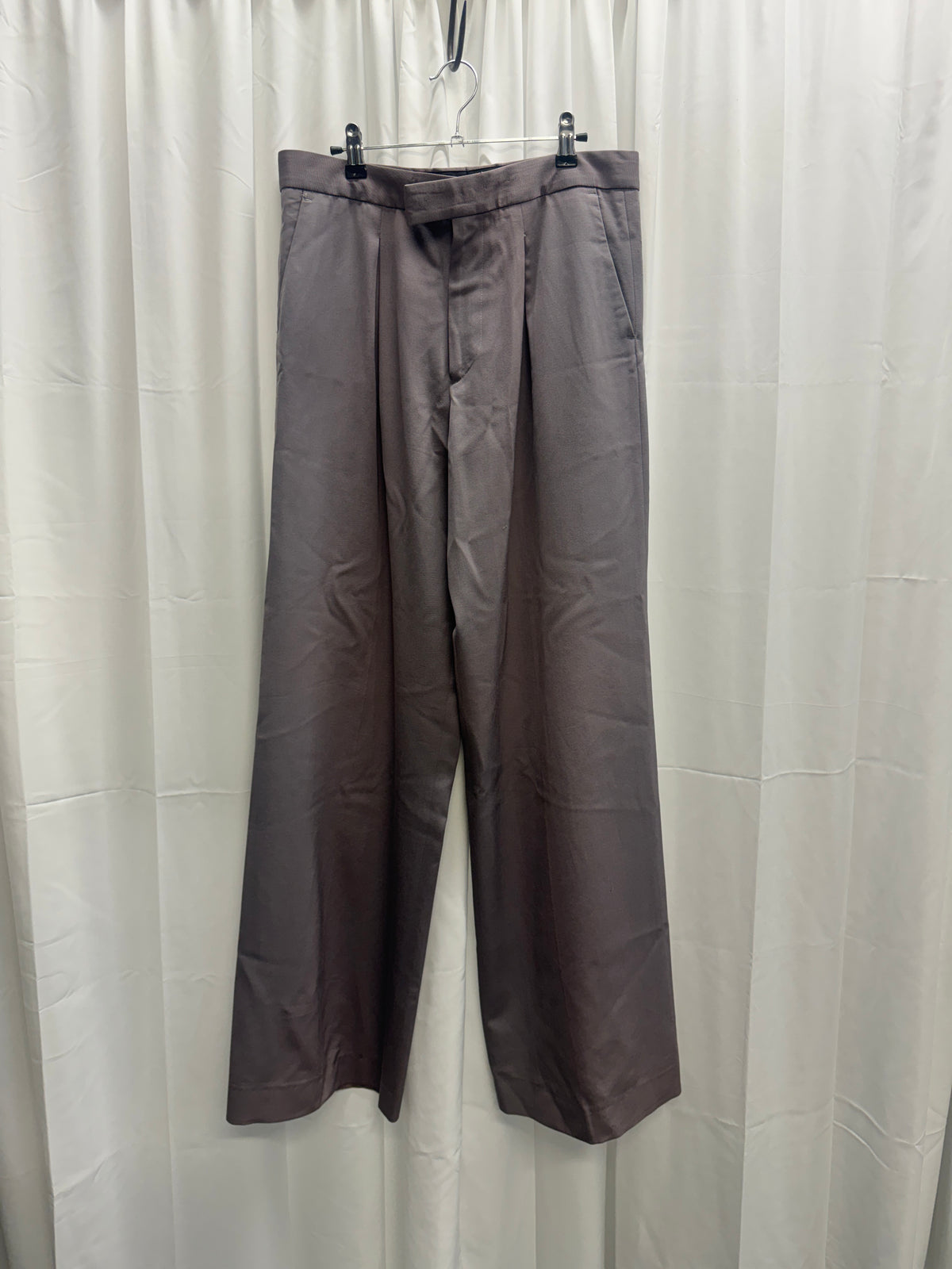 Raf Simons c.2000 Wide Pleated Wool Trouser
