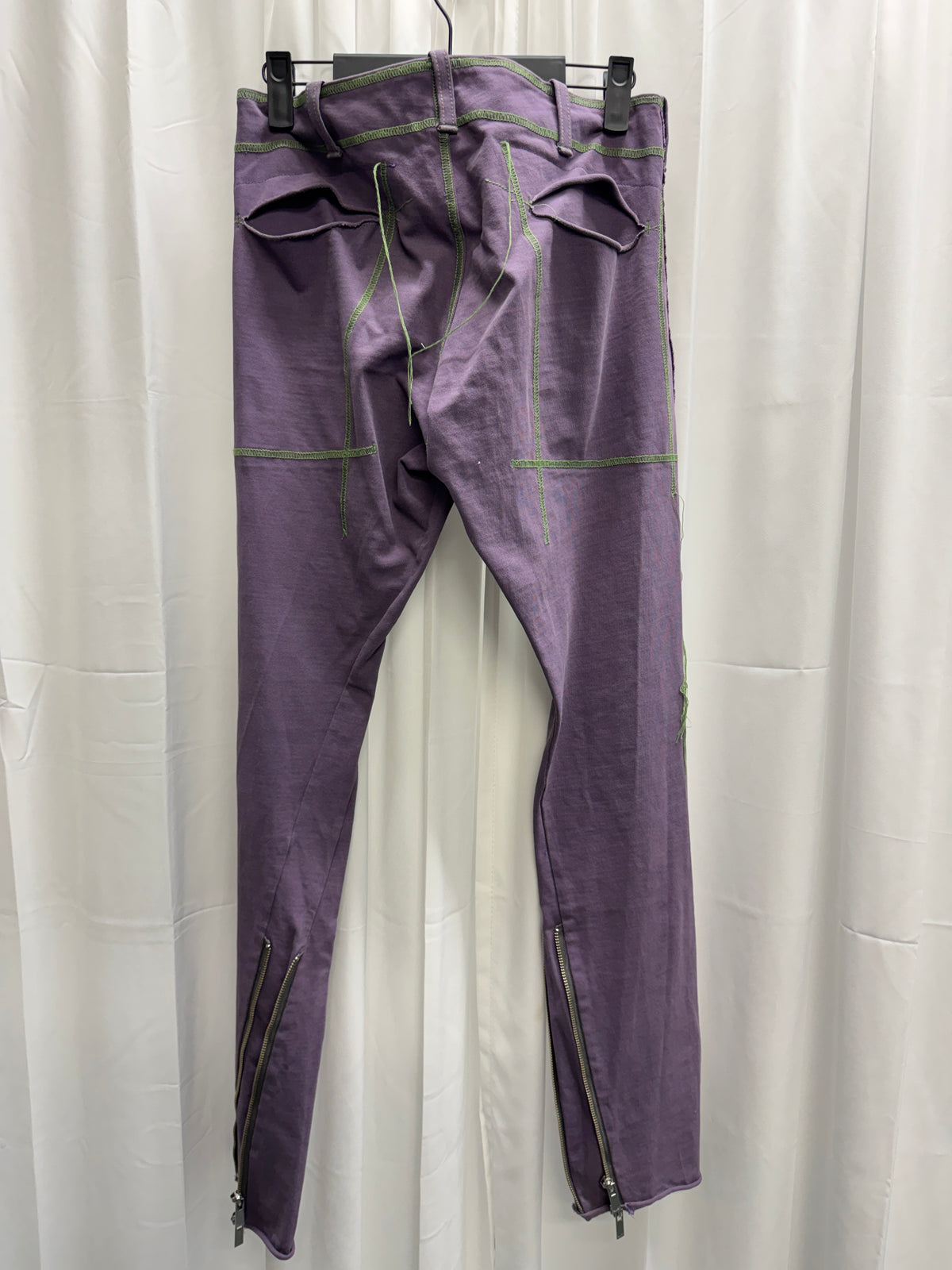 sulvam AW19 Stitching Knit Bondage Trousers