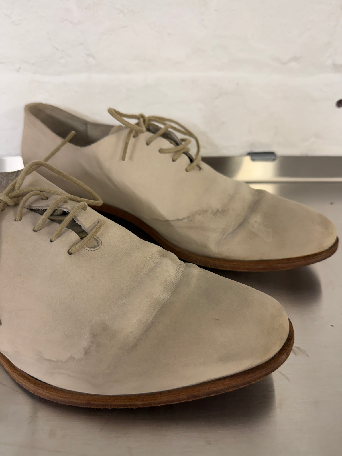 Petar Petrov Reverse Leather One-Piece Derbies