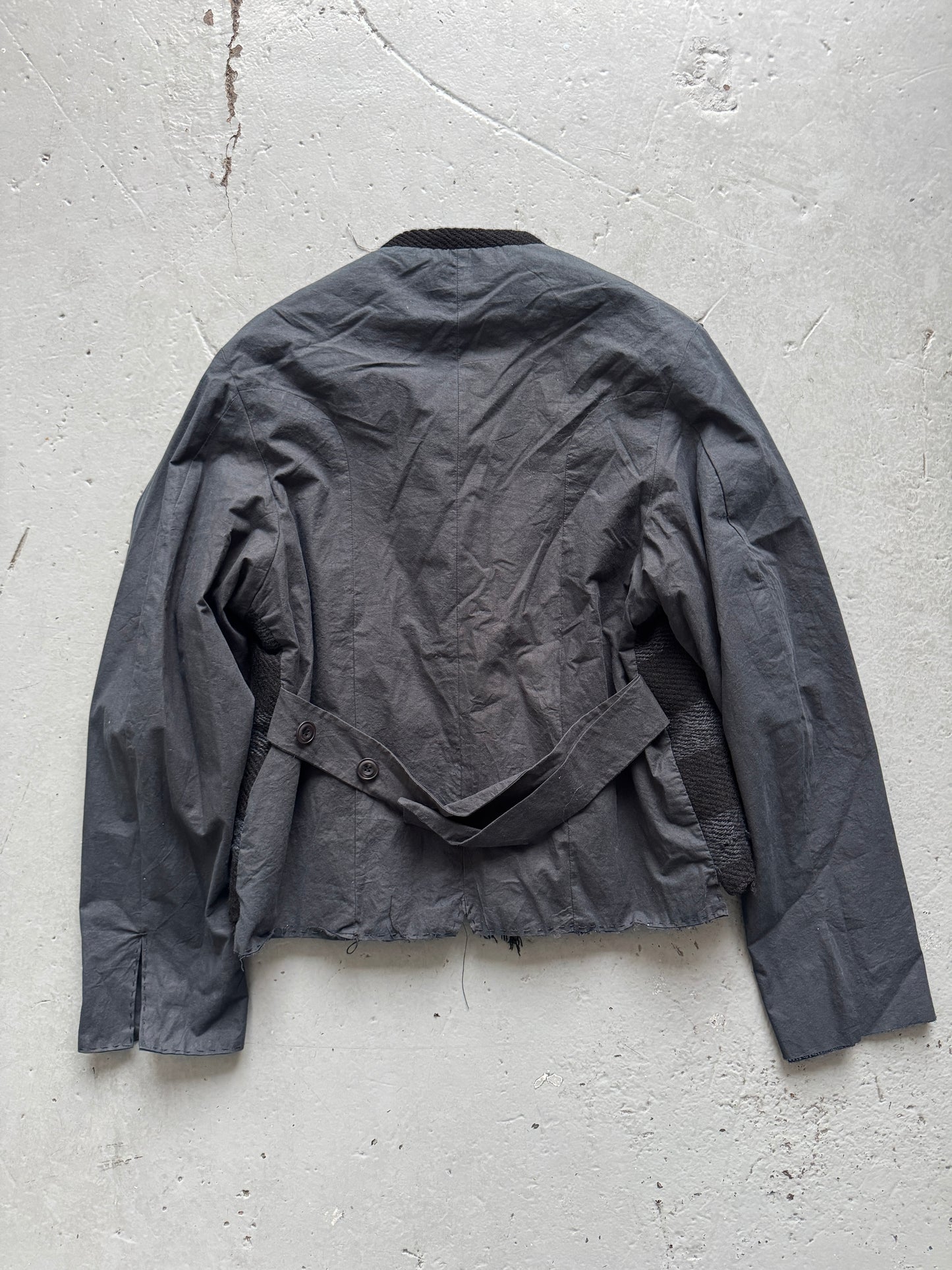 john alexander skelton stripe wool buttoned jacket S