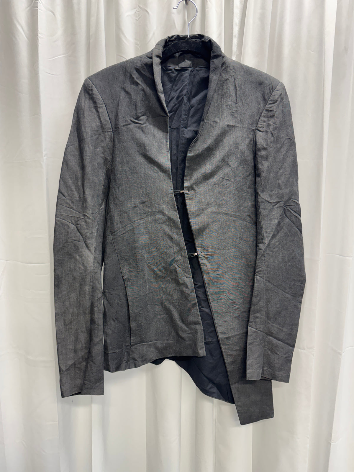 Obscur — SS11, Asymmetric Metal Clasped Tailored Jacket