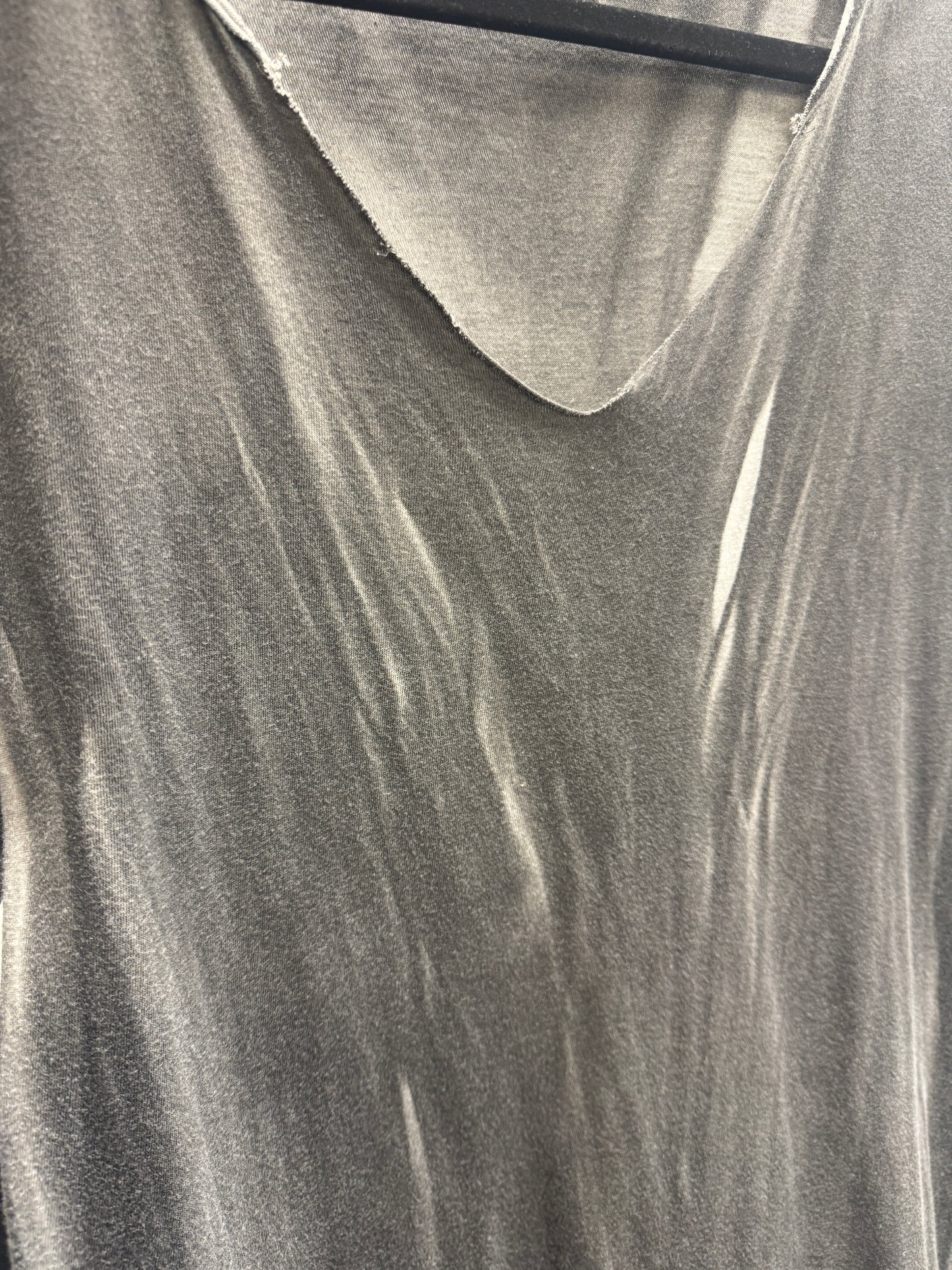 LGB Crease Dye Slice Neck Longsleeve Top