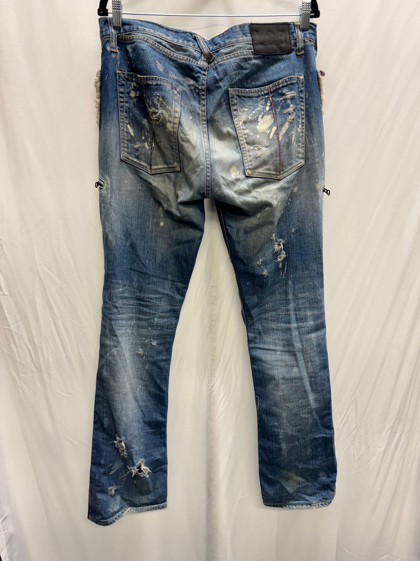 LGB blowout distressed painter jeans