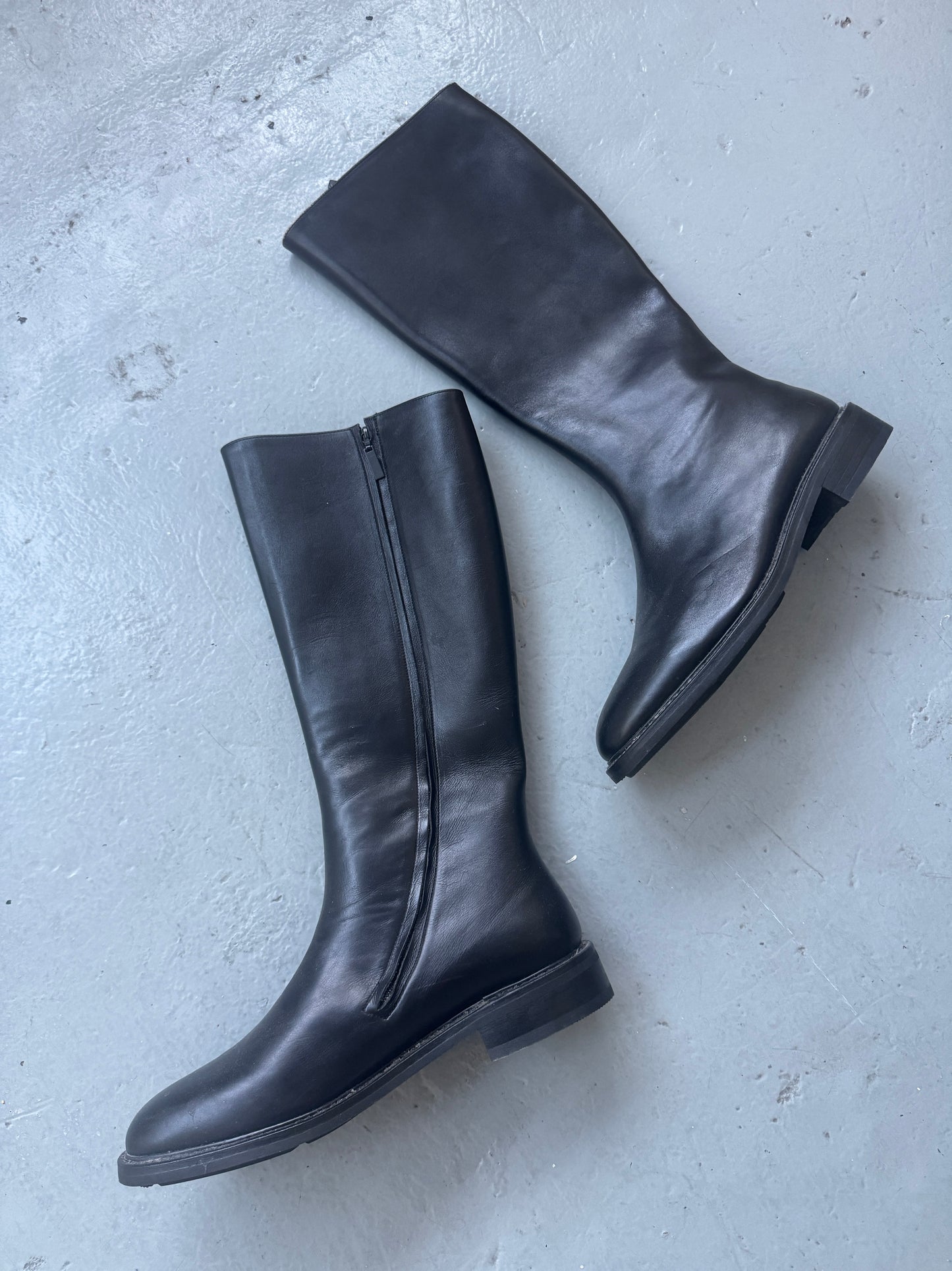 YSL Rive Gauche by Hedi Slimane Thigh Boots 44