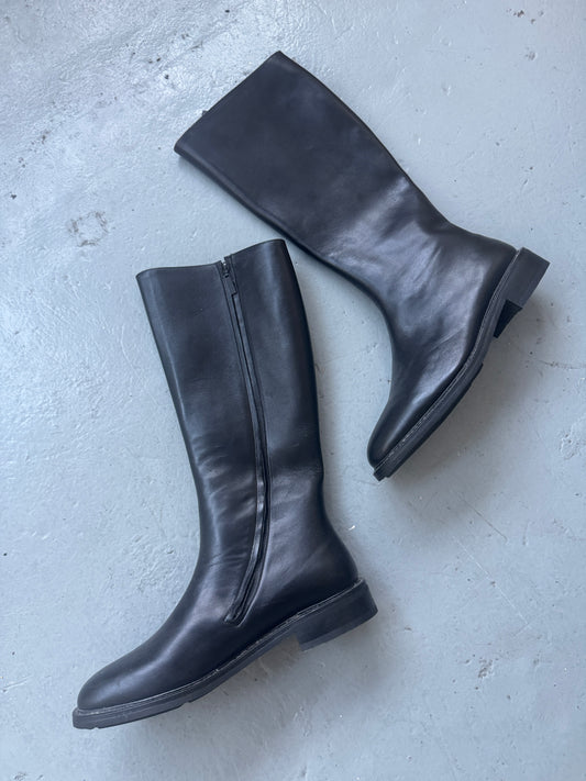 YSL Rive Gauche by Hedi Slimane Thigh Boots 44