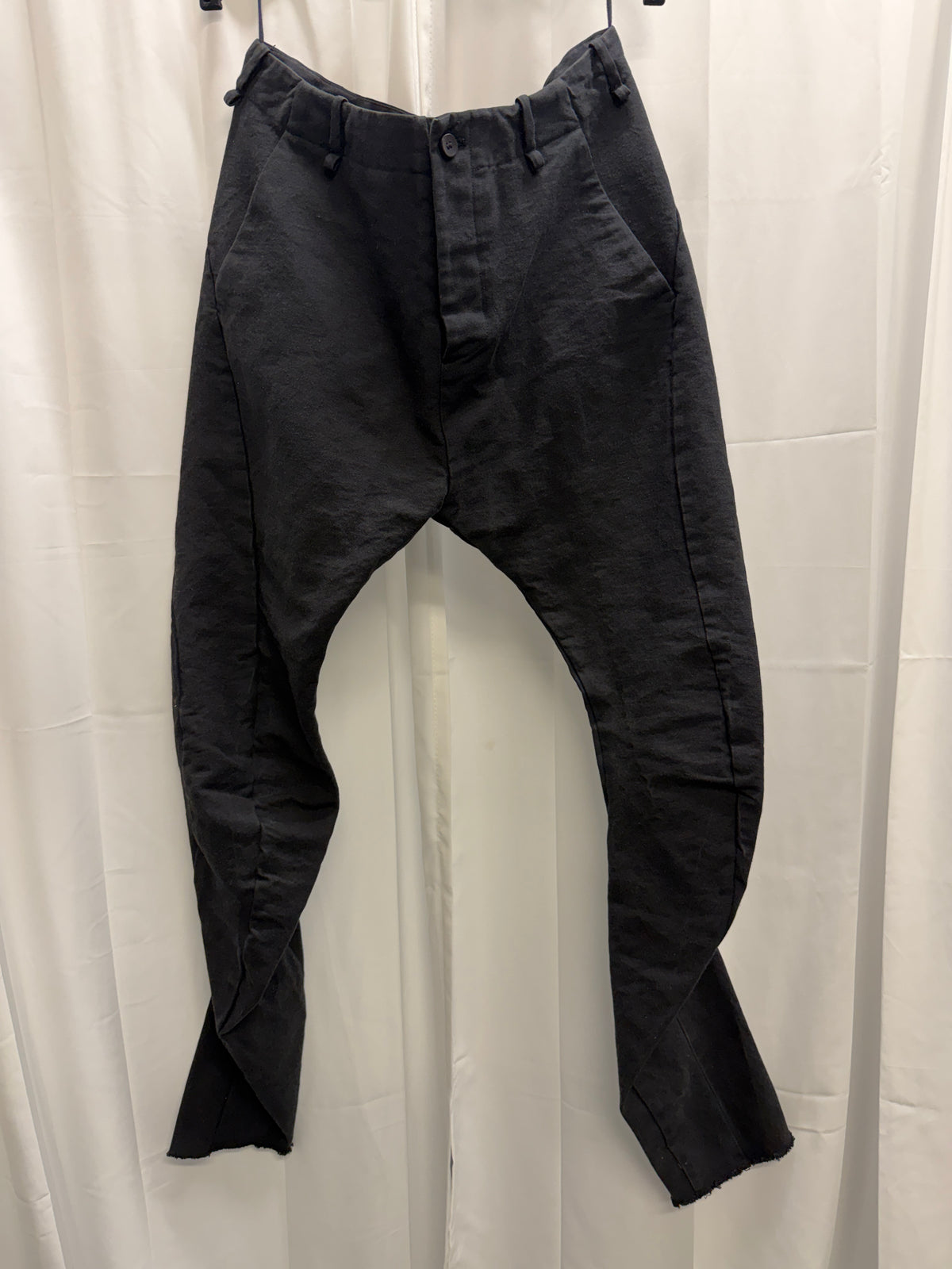 Masnada Anatomical Spiral-Cut 3D Jeans — Black (L)