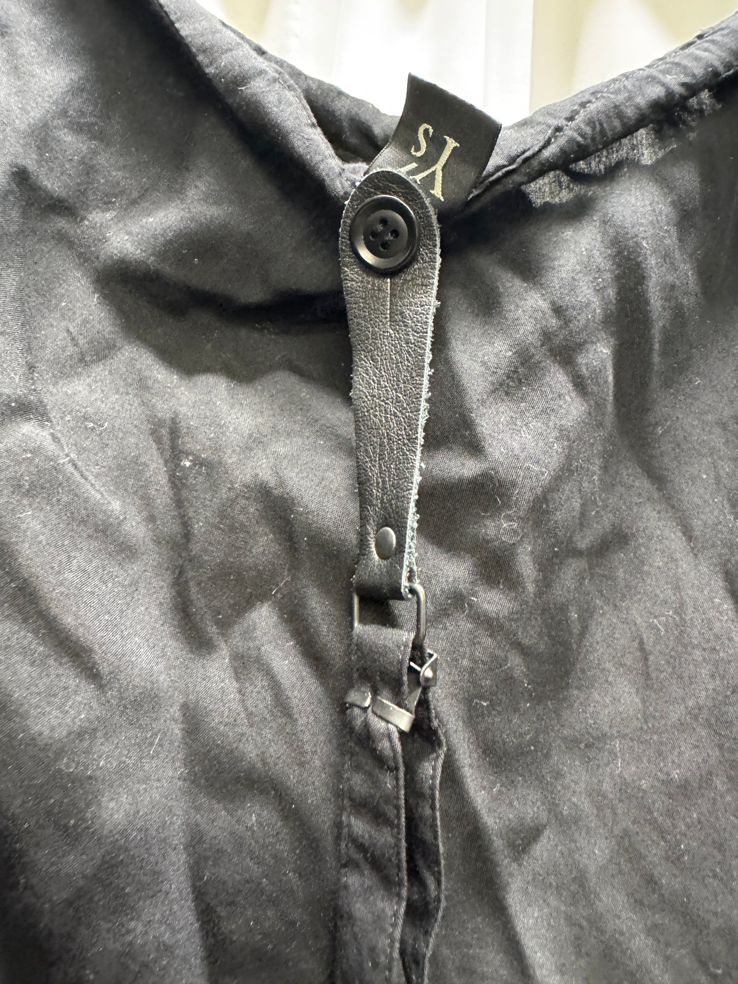 Y’s Adjustable Drop Crotch Leather Strap Trouser / Skirt