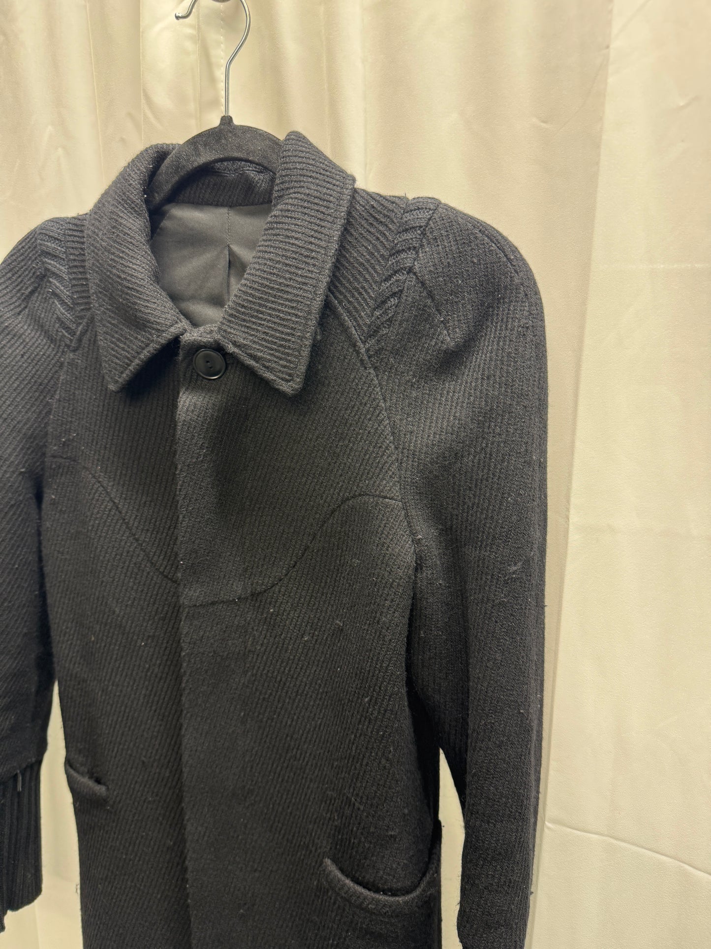 Undercover AW07 Runway Wool & Felt Sculpted Raglan Coat