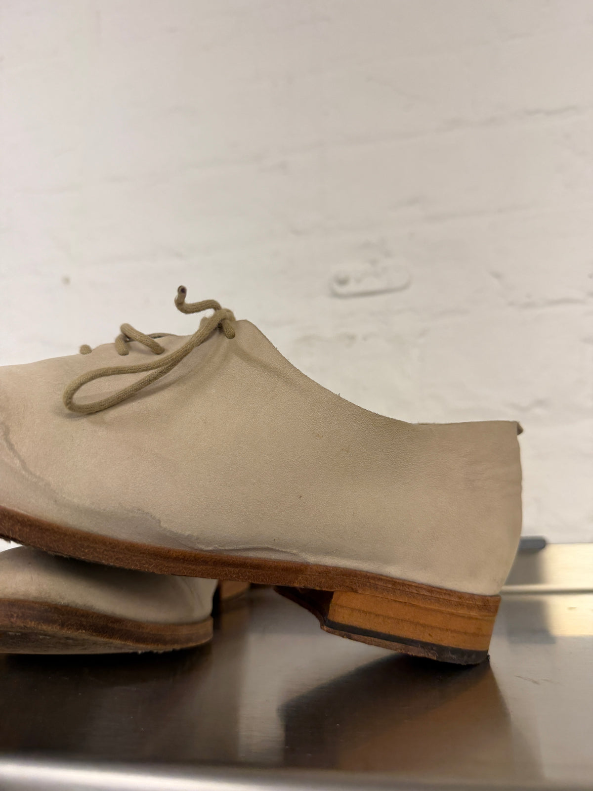 Petar Petrov Reverse Leather One-Piece Derbies