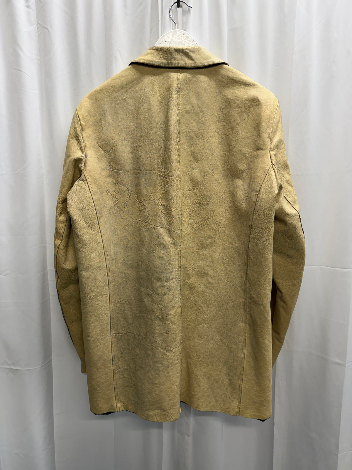 Carpe Diem 2005 Maurizio Altieri Textured Leather Crossover Jacket (L)