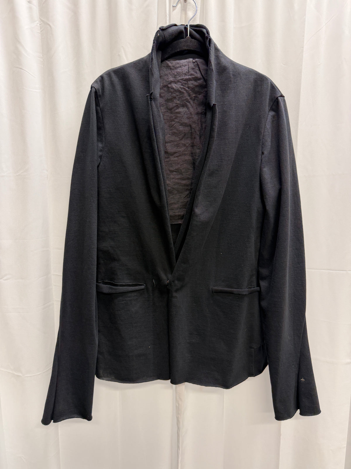 m.a+ 2 layer thick cotton one piece blazer