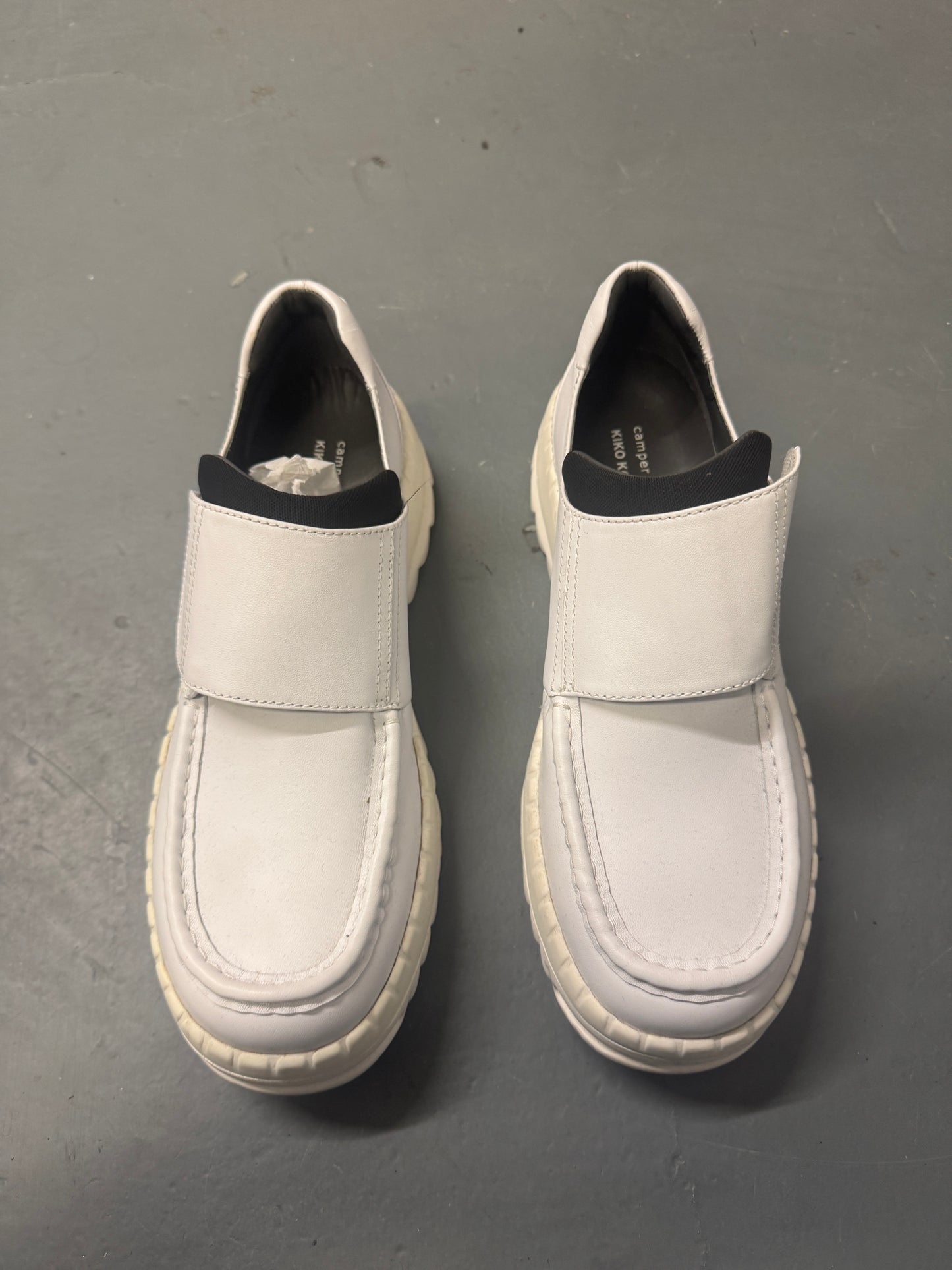 Kiko Kostadinov x Camper Sample White Strap Loafer