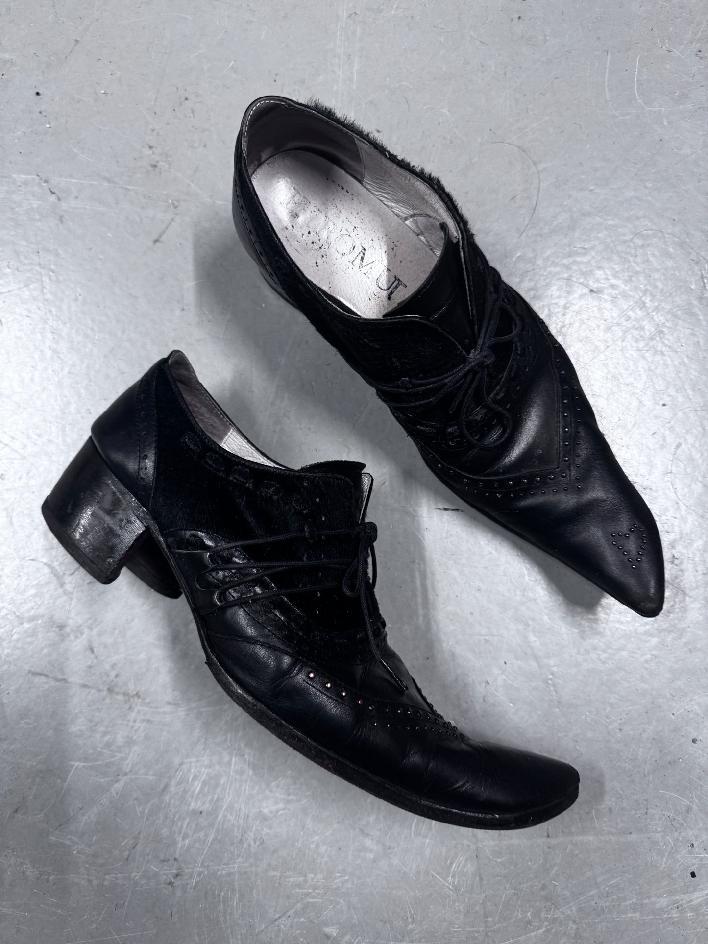 Hiromu Takahara Butter Knife Leather and Pony Shoe