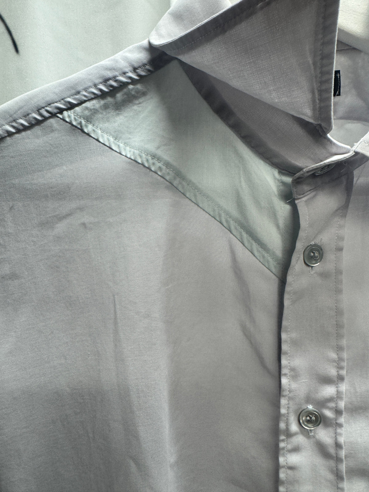 Raf Simons SS05 Strip Semi Sheer Shirt