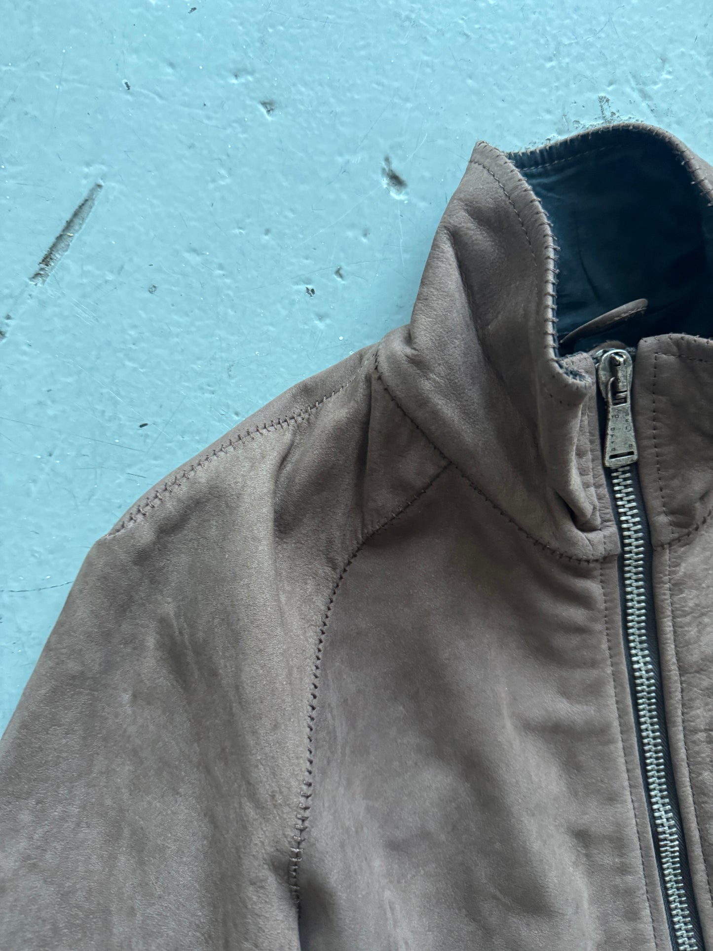 10sei0otto chainseam leather jacket