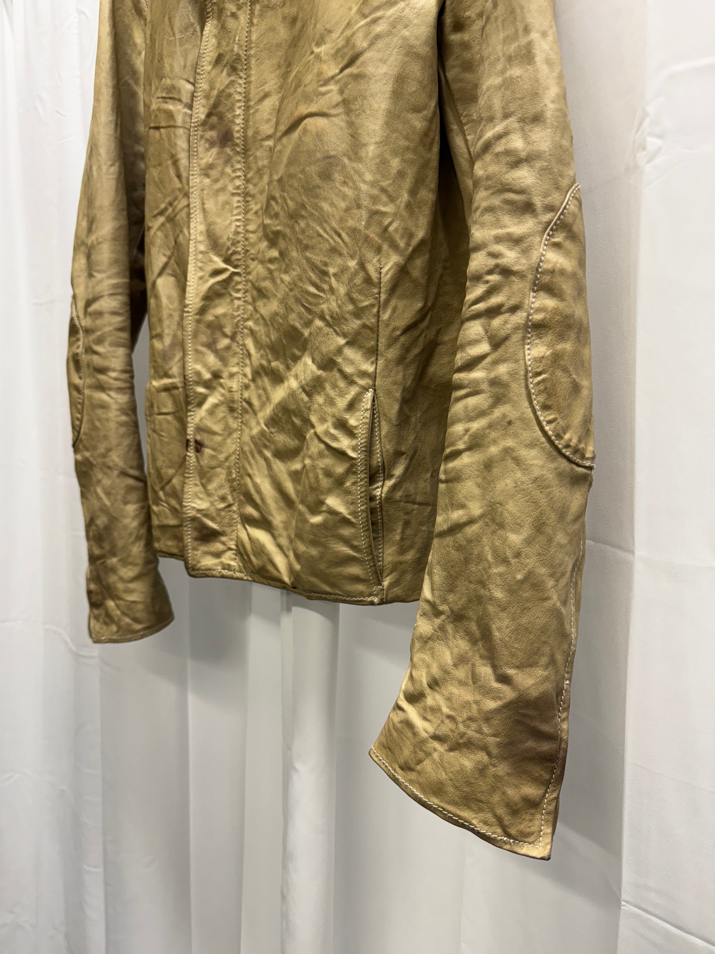 Carol Christian Poell S05 Dispossessed Patch Elbow Leather jacket