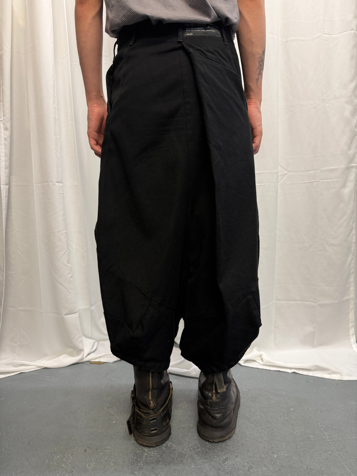 Julius Cocoon Cut Drop Crotch Denim Trouser