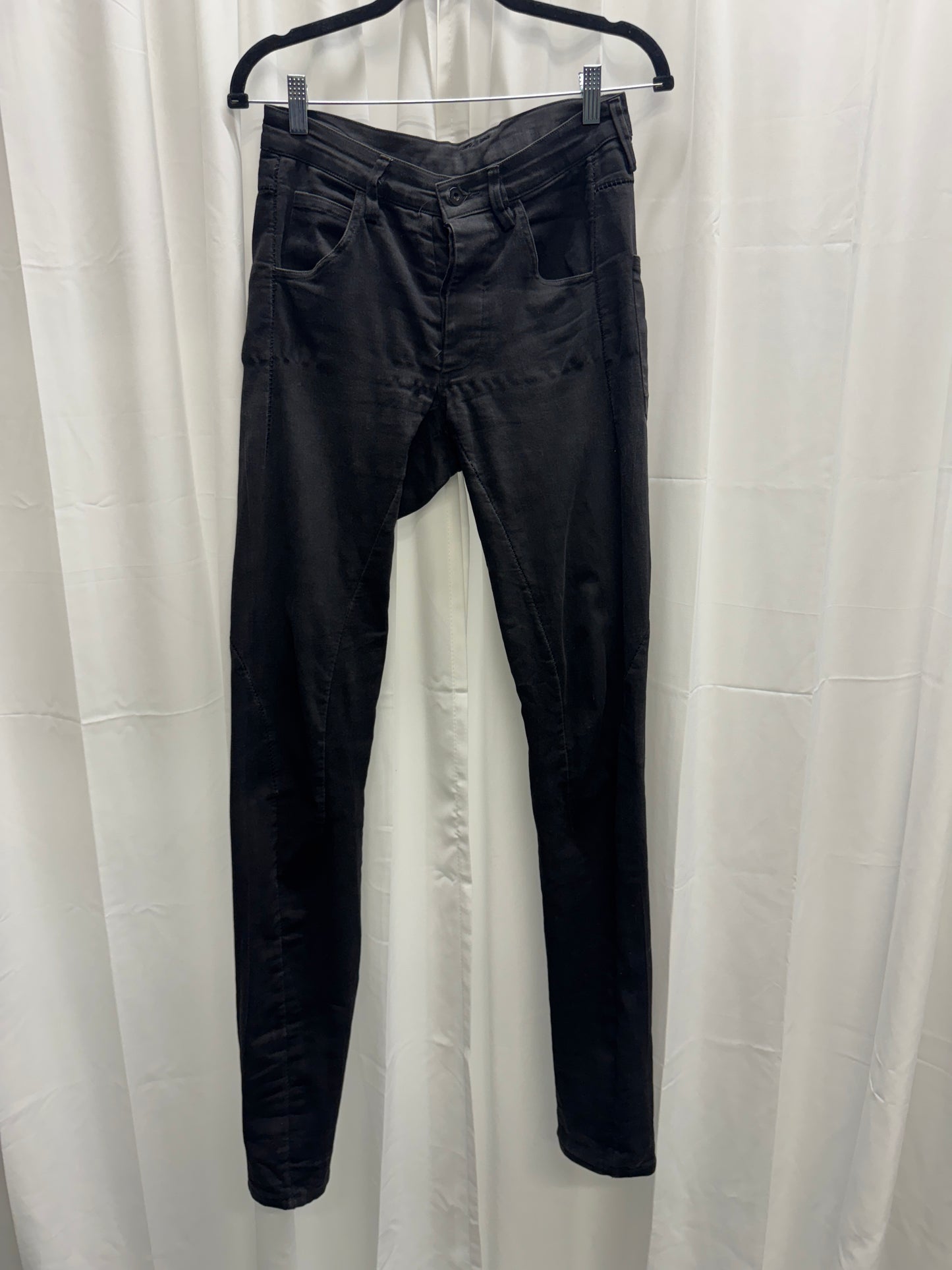 Zam Barrett Monster Overlock Chainseam Extended Skinny/Slim Spiral Jeans
