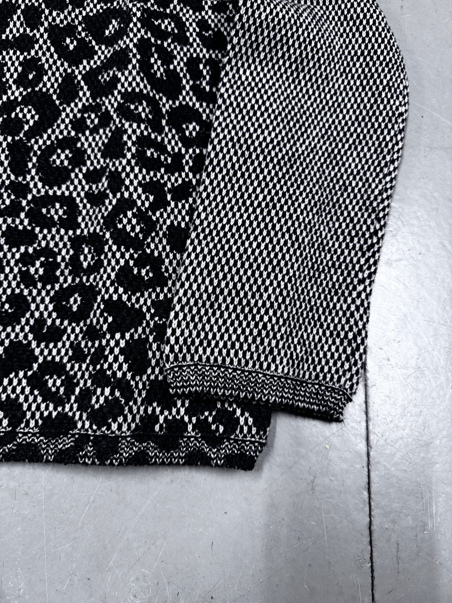 Comme Des Garcons Leopard Knit
