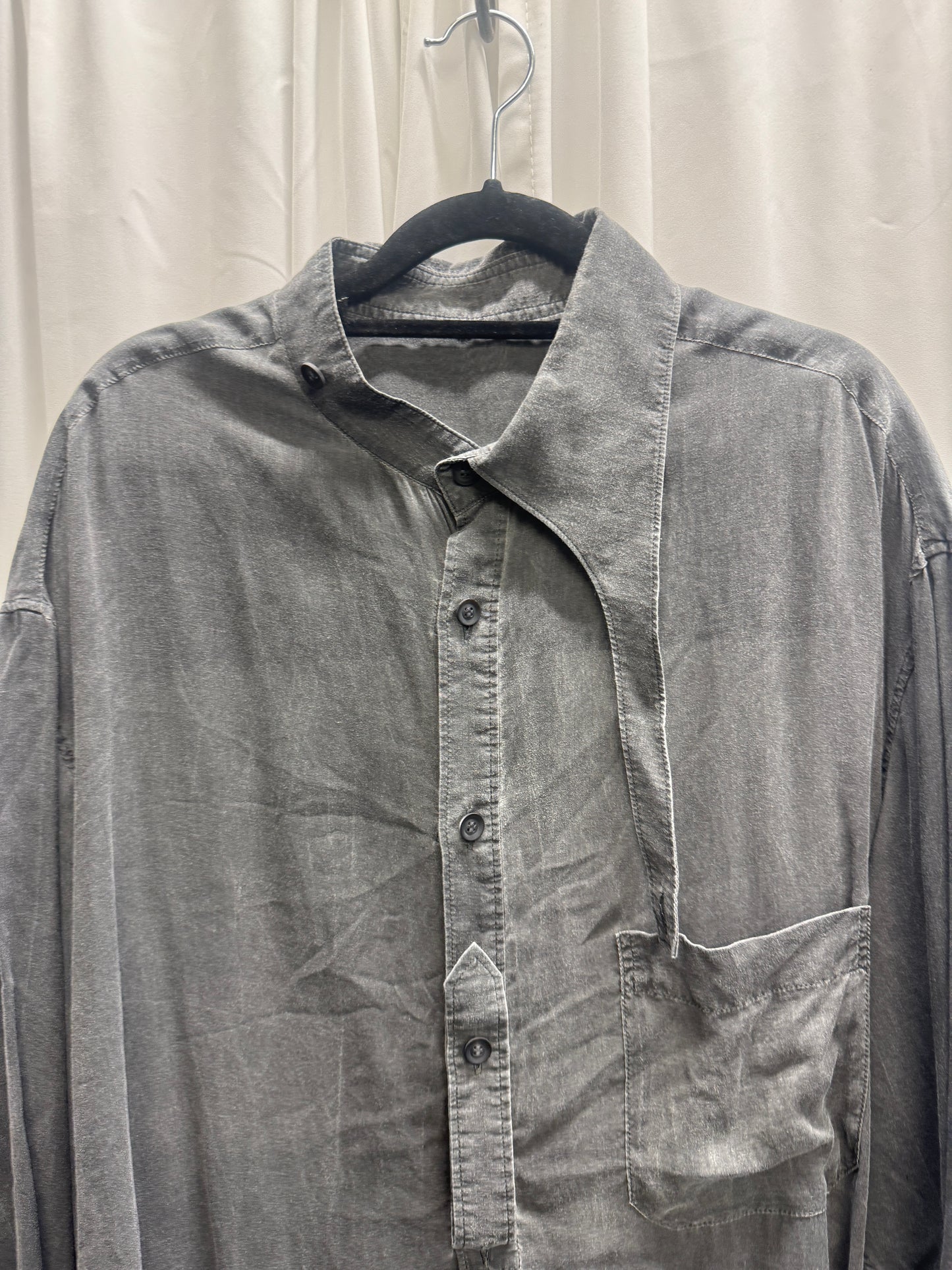 Yohji Yamamoto Pour Homme Cellulose Half Collar Overshirt